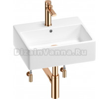 Комплект Wellsee Graceful Pro 201004614 глянцевый белый, розовое золото, 5 в 1