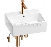 Комплект Wellsee Graceful Pro 201004619 глянцевый белый, розовое золото, 5 в 1