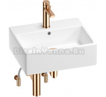 Комплект Wellsee Graceful Pro 201004624 глянцевый белый, розовое золото, 5 в 1