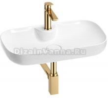 Комплект Wellsee Croquis 2.0 201002088 белый глянцевый, золото, 4 в 1