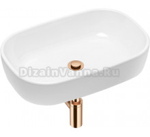 Раковина Lavinia Boho Bathroom Sink 21520011 с сифоном и донным клапаном, розовое золото