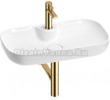 Комплект Wellsee Croquis 2.0 201002103 белый глянцевый, золото, 4 в 1