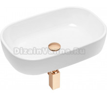 Раковина Lavinia Boho Bathroom Sink 21520022 с сифоном и донным клапаном, розовое золото