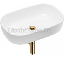 Раковина Lavinia Boho Bathroom Sink 21520029 с сифоном и донным клапаном, золото