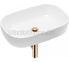 Раковина Lavinia Boho Bathroom Sink 21520031 с сифоном и донным клапаном, розовое золото