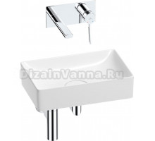 Комплект Wellsee Pure BY 201002596 С ВНУТРЕННЕЙ ЧАСТЬЮ, глянцевый белый, хром, 4 в 1