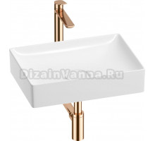 Комплект Wellsee Pure BY 201002604 глянцевый белый, розовое золото, 4 в 1