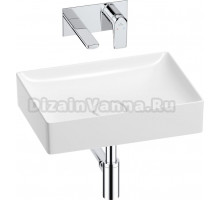 Комплект Wellsee Pure BY 201002611 С ВНУТРЕННЕЙ ЧАСТЬЮ, глянцевый белый, хром, 4 в 1