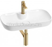 Комплект Wellsee Croquis 2.0 201002113 белый глянцевый, золото, 4 в 1