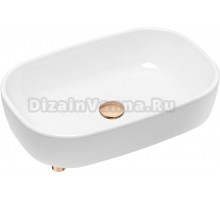 Раковина Lavinia Boho Bathroom Sink 21520052 с сифоном и донным клапаном, розовое золото