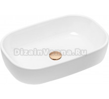 Раковина Lavinia Boho Bathroom Sink 21520795 с донным клапаном, розовое золото
