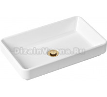 Раковина Lavinia Boho Bathroom Sink Slim 21520812 с донным клапаном, золото