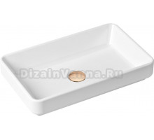 Раковина Lavinia Boho Bathroom Sink Slim 21520815 с донным клапаном, розовое золото