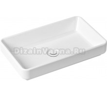 Раковина Lavinia Boho Bathroom Sink Slim 21520816 с донным клапаном, белый матовый