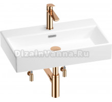 Комплект Wellsee Graceful Pro 201004659 глянцевый белый, розовое золото, 5 в 1