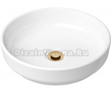 Раковина Lavinia Boho Bathroom Sink Slim 21520822 с донным клапаном, золото