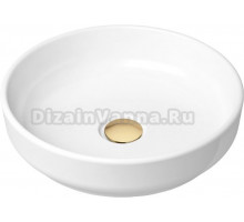 Раковина Lavinia Boho Bathroom Sink Slim 21520823 с донным клапаном, золото