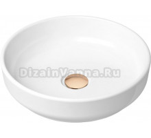 Раковина Lavinia Boho Bathroom Sink Slim 21520825 с донным клапаном, розовое золото