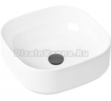 Раковина Lavinia Boho Bathroom Sink Slim 21520831 с донным клапаном, черный матовый