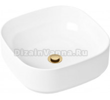 Раковина Lavinia Boho Bathroom Sink Slim 21520832 с донным клапаном, золото