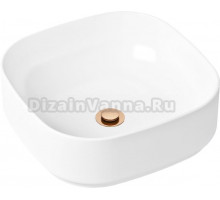 Раковина Lavinia Boho Bathroom Sink Slim 21520834 с донным клапаном, розовое золото