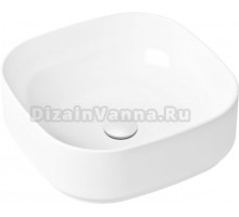 Раковина Lavinia Boho Bathroom Sink Slim 21520837 с донным клапаном, белый матовый