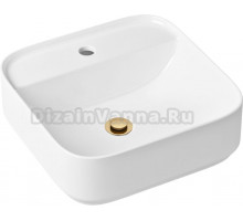 Раковина Lavinia Boho Bathroom Sink Slim 21520842 с донным клапаном, золото