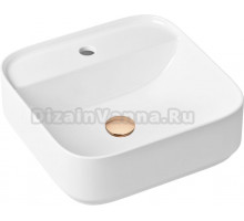 Раковина Lavinia Boho Bathroom Sink Slim 21520845 с донным клапаном, розовое золото