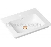Раковина Lavinia Boho Bathroom Sink Slim 21520865 с донным клапаном, розовое золото