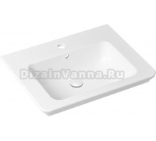 Раковина Lavinia Boho Bathroom Sink Slim 21520867 с донным клапаном, белый матовый