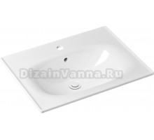 Раковина Lavinia Boho Bathroom Sink 21520876 с донным клапаном, белый матовый