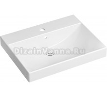 Раковина Lavinia Boho Bathroom Sink 21520896 с донным клапаном, белый матовый