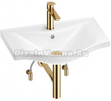 Комплект Wellsee Bisou 201005198 глянцевый белый, золото, 5 в 1