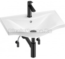 Комплект Wellsee Bisou 201005207 глянцевый белый, матовый черный, 5 в 1