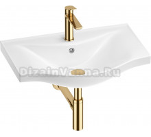 Комплект Wellsee Bisou 201003583 глянцевый белый, золото, 4 в 1