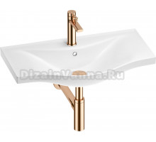 Комплект Wellsee Bisou 201003639 глянцевый белый, розовое золото, 4 в 1