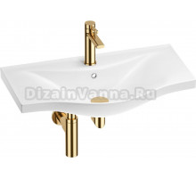 Комплект Wellsee Bisou 201003648 глянцевый белый, золото, 4 в 1