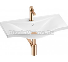 Комплект Wellsee Bisou 201003659 глянцевый белый, розовое золото, 4 в 1