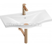 Комплект Wellsee Bisou 201003674 глянцевый белый, розовое золото, 4 в 1