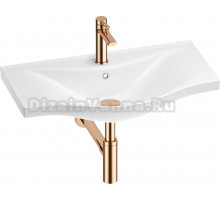 Комплект Wellsee Bisou 201003689 глянцевый белый, розовое золото, 4 в 1