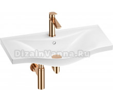 Комплект Wellsee Bisou 201003694 глянцевый белый, розовое золото, 4 в 1