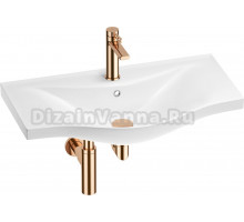 Комплект Wellsee Bisou 201003699 глянцевый белый, розовое золото, 4 в 1