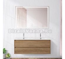 Мебель для ванной BelBagno Kraft 140 2 ящика, для двоих, rovere nebrasca nature