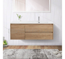 Тумба с раковиной BelBagno Kraft 120 R, 2 ящика, дверца, rovere nebrasca nature