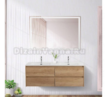 Мебель для ванной BelBagno Kraft 120 4 ящика. для двоих, rovere nebrasca nature