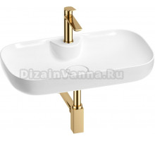 Комплект Wellsee Croquis 2.0 201002138 белый глянцевый, золото, 4 в 1