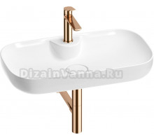 Комплект Wellsee Croquis 2.0 201002149 белый глянцевый, розовое золото, 4 в 1