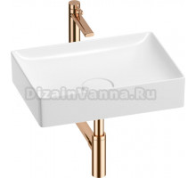 Комплект Wellsee Pure BY 201002669 глянцевый белый, розовое золото, 4 в 1