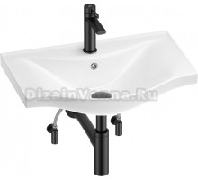 Комплект Wellsee Bisou 201005212 глянцевый белый, матовый черный, 5 в 1