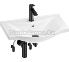 Комплект Wellsee Bisou 201005217 глянцевый белый, матовый черный, 5 в 1